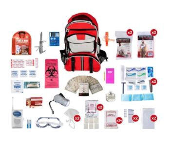 2 Person Deluxe Survival Kit (72+ Hours)- Best Survival Kits for Camping