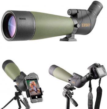 Gosky Updated Spotting Scope with Tripod- Spotting Scope for Ocean Viewing