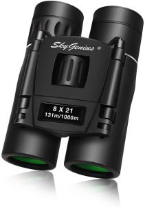 SkyGenius 8x21 Small Compact Binoculars