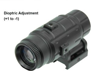UTG 3X Magnifier with Flip-to-side QD Mount- Best Red Dot for Ruger 10/22