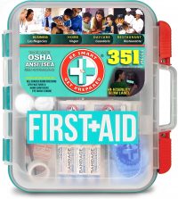 Be Smart Get Prepared - 351 Piece First Aid Kit